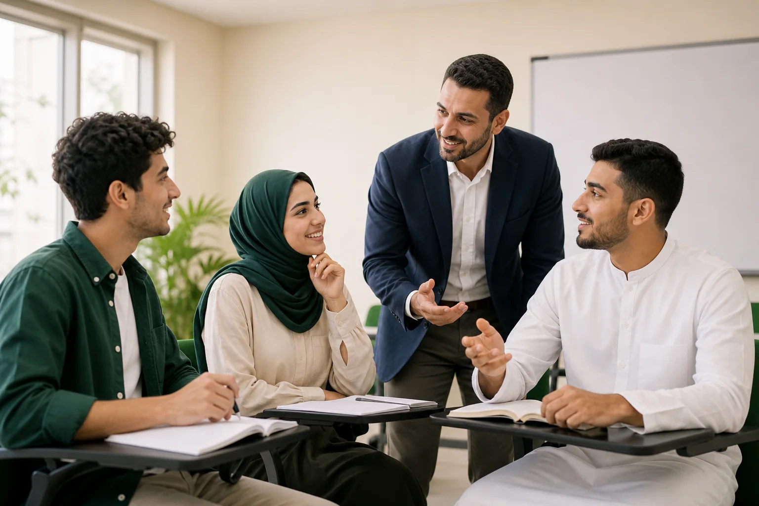 متعلم في برنامج الإنجليزية العامة